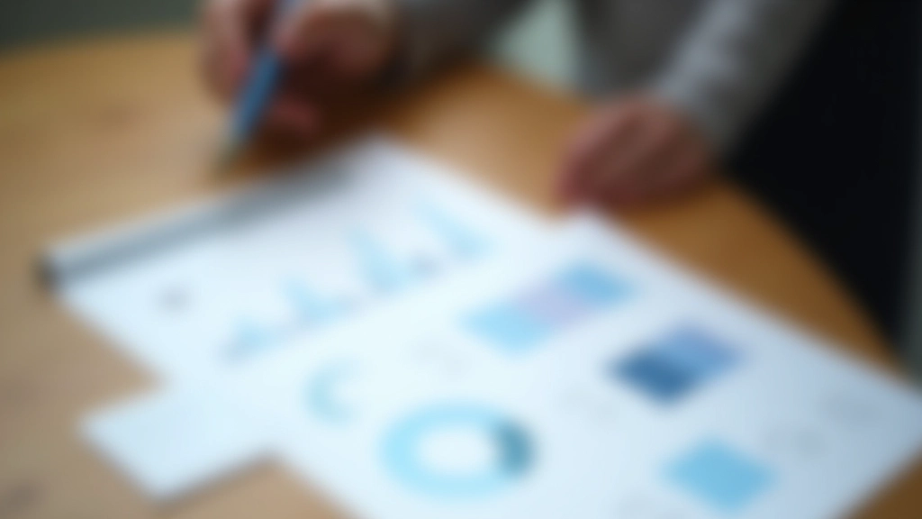 Osoba pracující s tabelární kalkulací a grafy finančních dat na stole